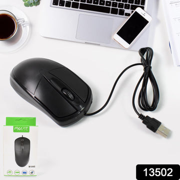 Computer Laptop Wired Optical Mouse M- 045 (1 Pc) - Shop Gharse