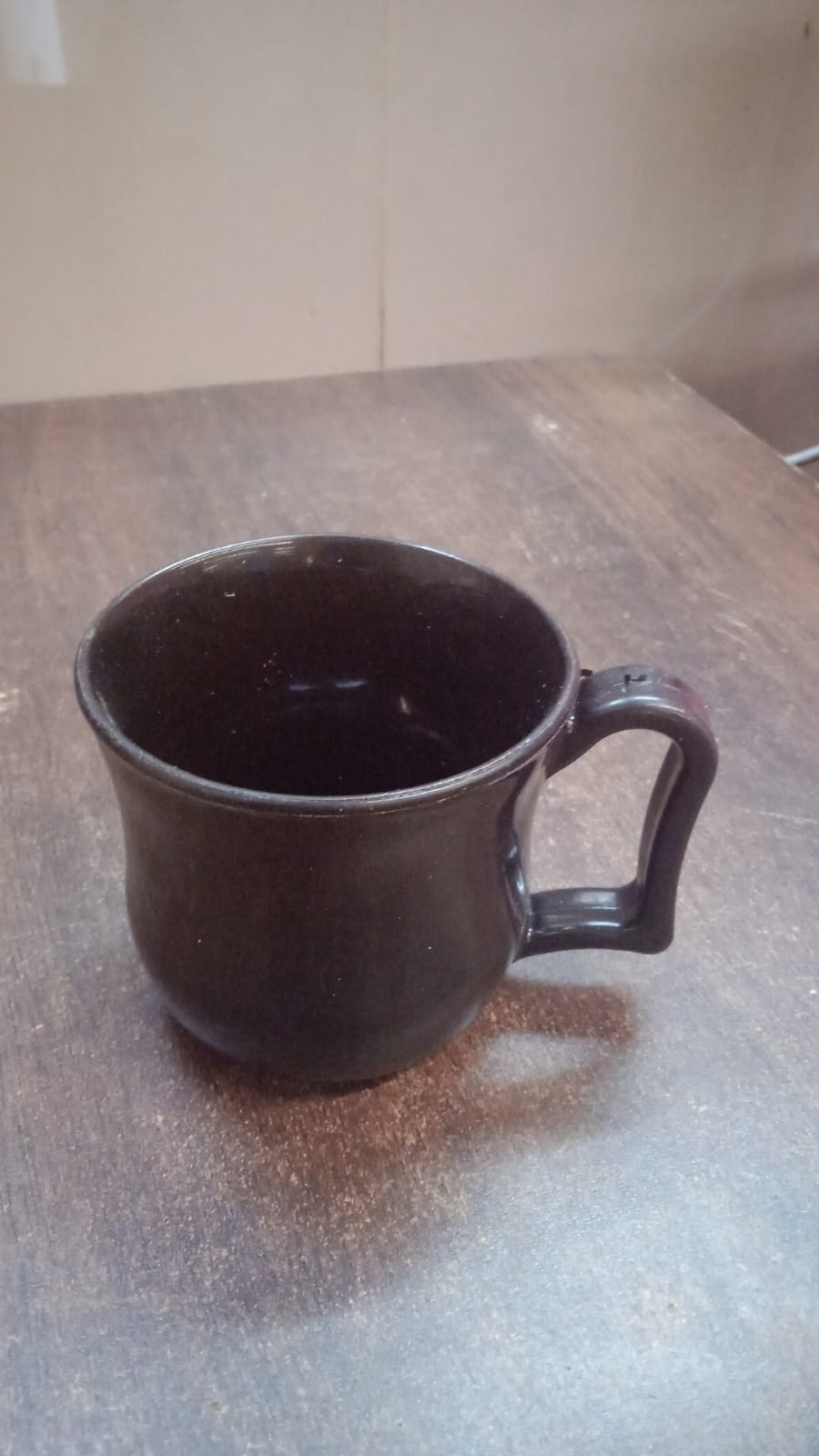 Premium Plastic Coffee Tea Cups Mug With Handle(1 Pc Loose Black) - Shop Gharse