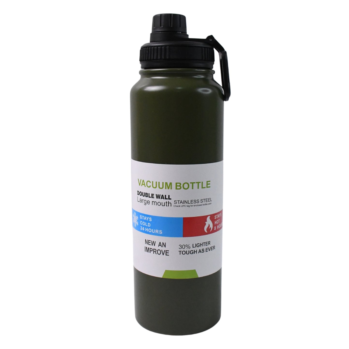 Stainless Steel Double Wall Vacuum-insulated Drink Water Bottle (1000 Ml Mix Color) - Shop Gharse