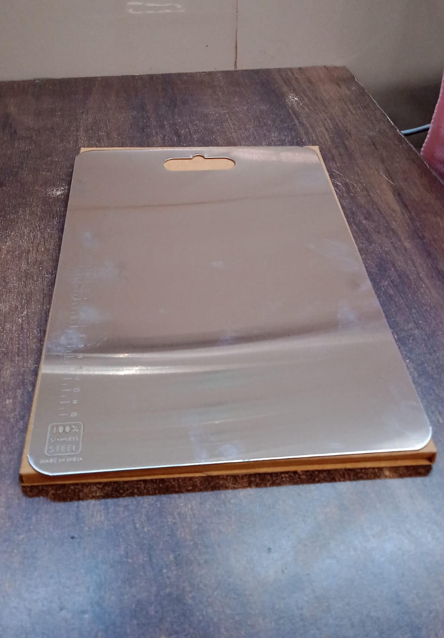 Stainless Steel Vegetable Fruit Cutting Chopping Board (3120 Cm 1 Pc) - Shop Gharse