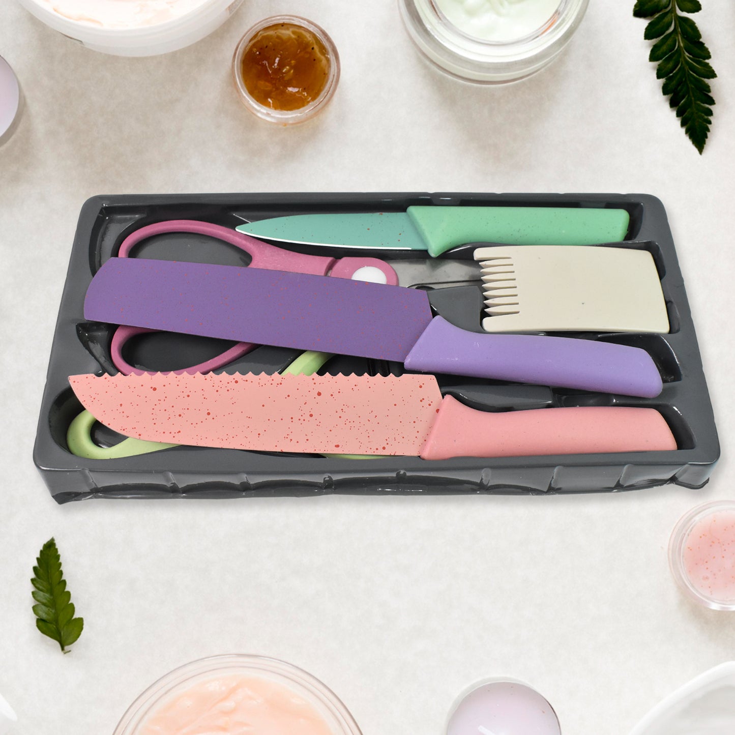 Professional Colorful Kitchen Knives Set (6 Pcs Set) - Shop Gharse