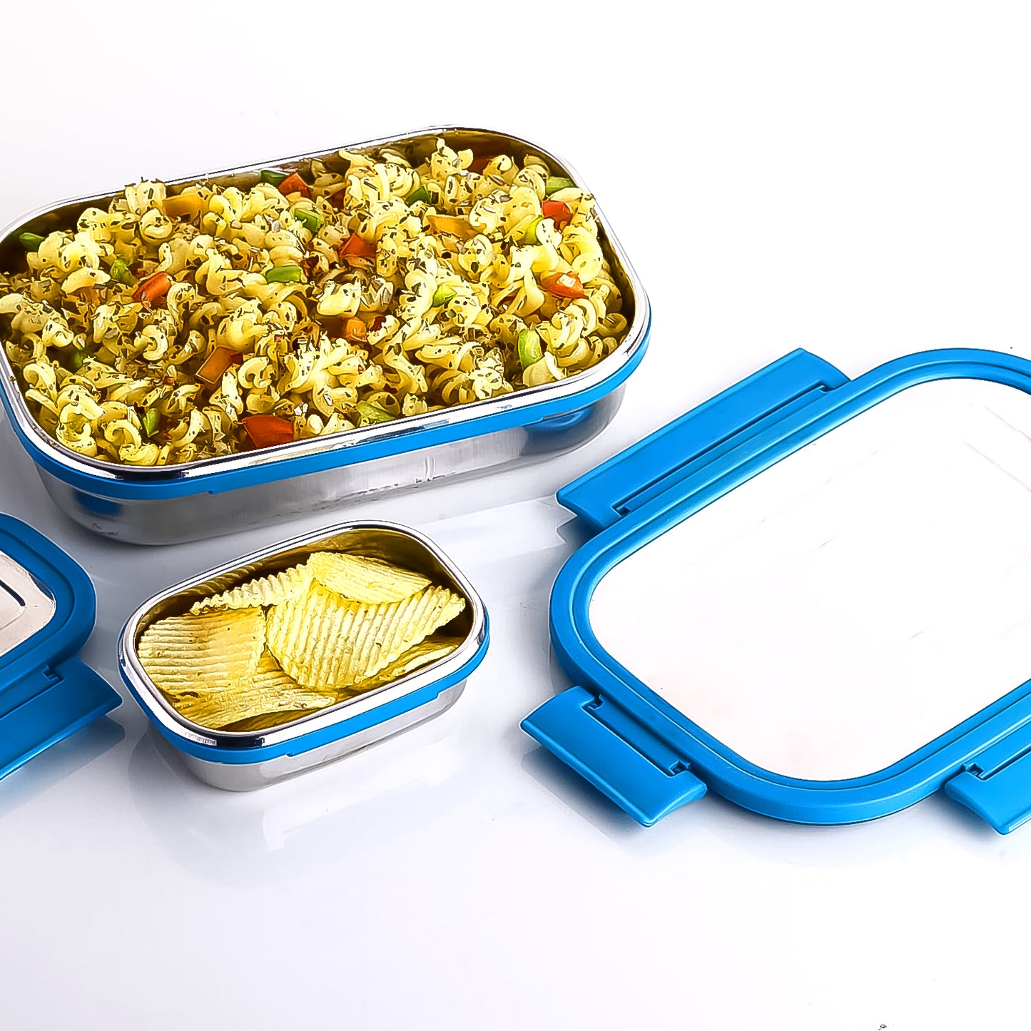 Apex Jerry Lunch Box Premium Stainless Steel Food Container (2 Pc 700+200 Ml Approx) - Shop Gharse
