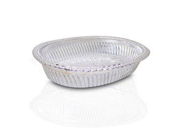 2090 Multipurpose Royal Design Oval Silver Gift Tray - Shop Gharse