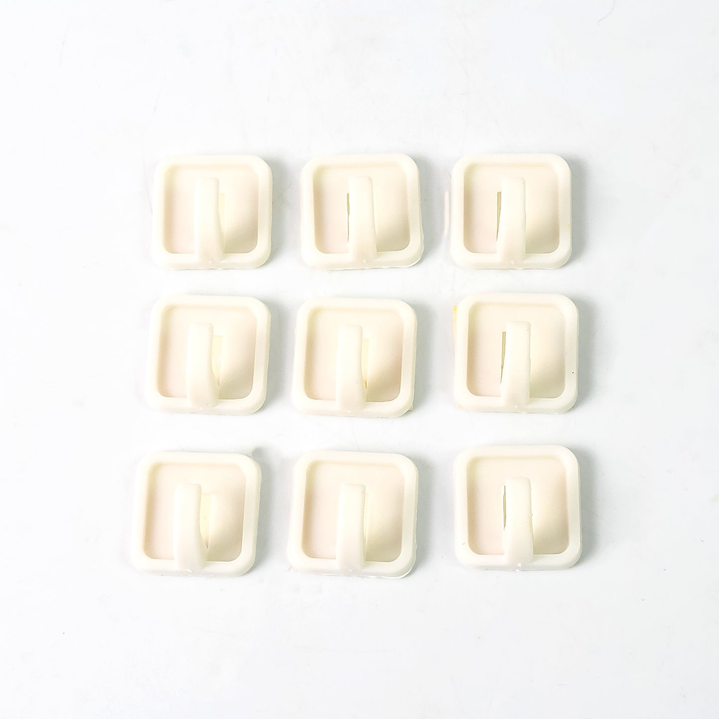 Adhesive Hooks For Wall Hanging Clothes Strong Adhesive Hooks (9 Pcs Set) - Shop Gharse