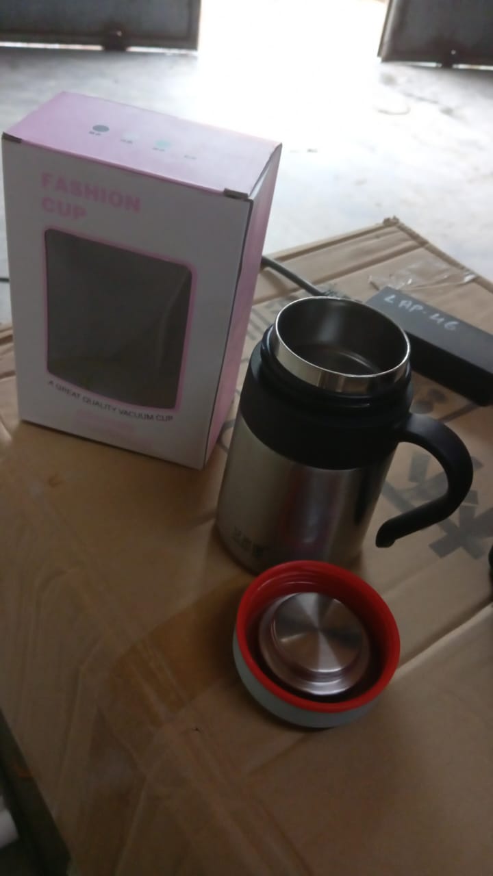 Stainless Steel Mug Bottle Vacuum Insulated Cup With Handle Small Cup (420 Ml) - Shop Gharse