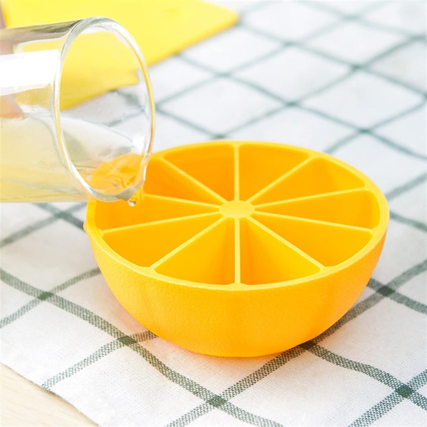 Lemon Shape Flexible Silicone Ice Cube Tray 8-slot Round Ice Mold (1 Pc) - Shop Gharse