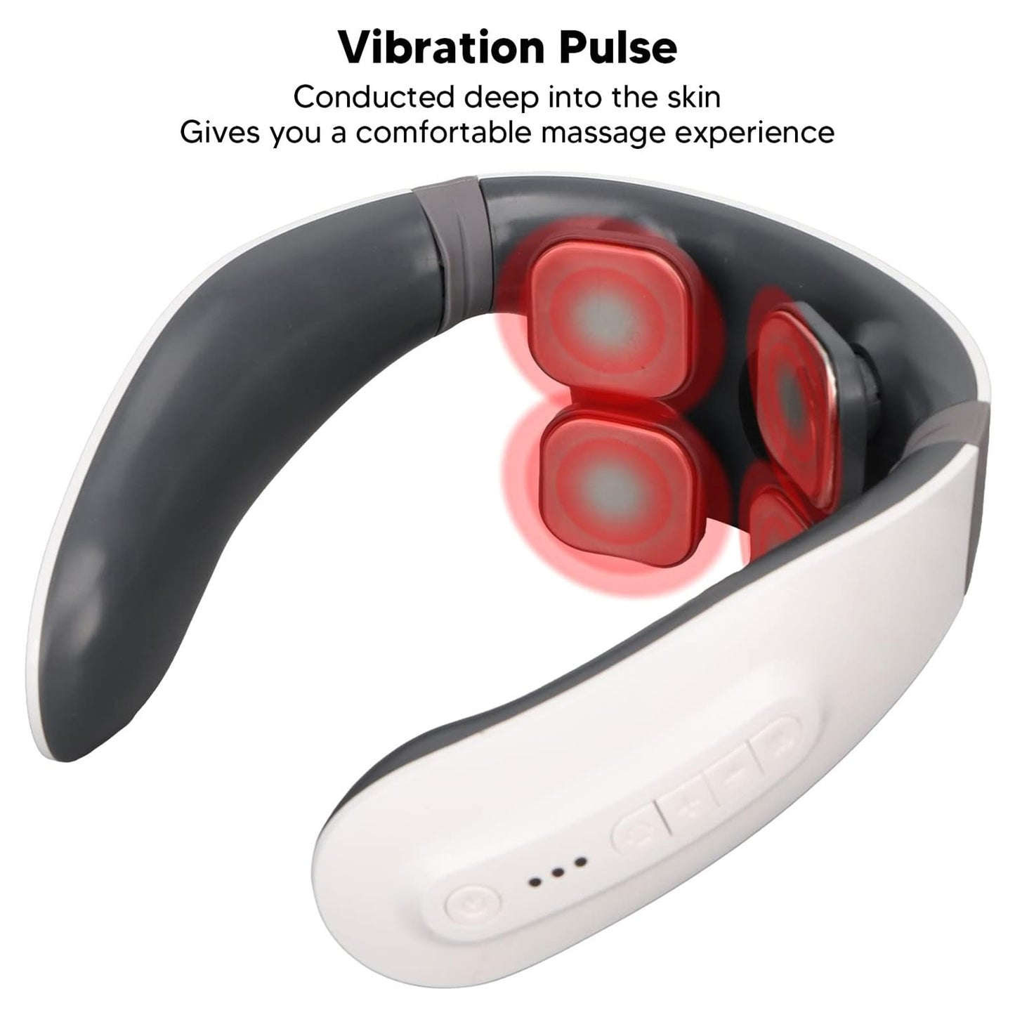 4 Heads Smart Electric Neck And Back Pulse Massager (1 Pc) - Shop Gharse