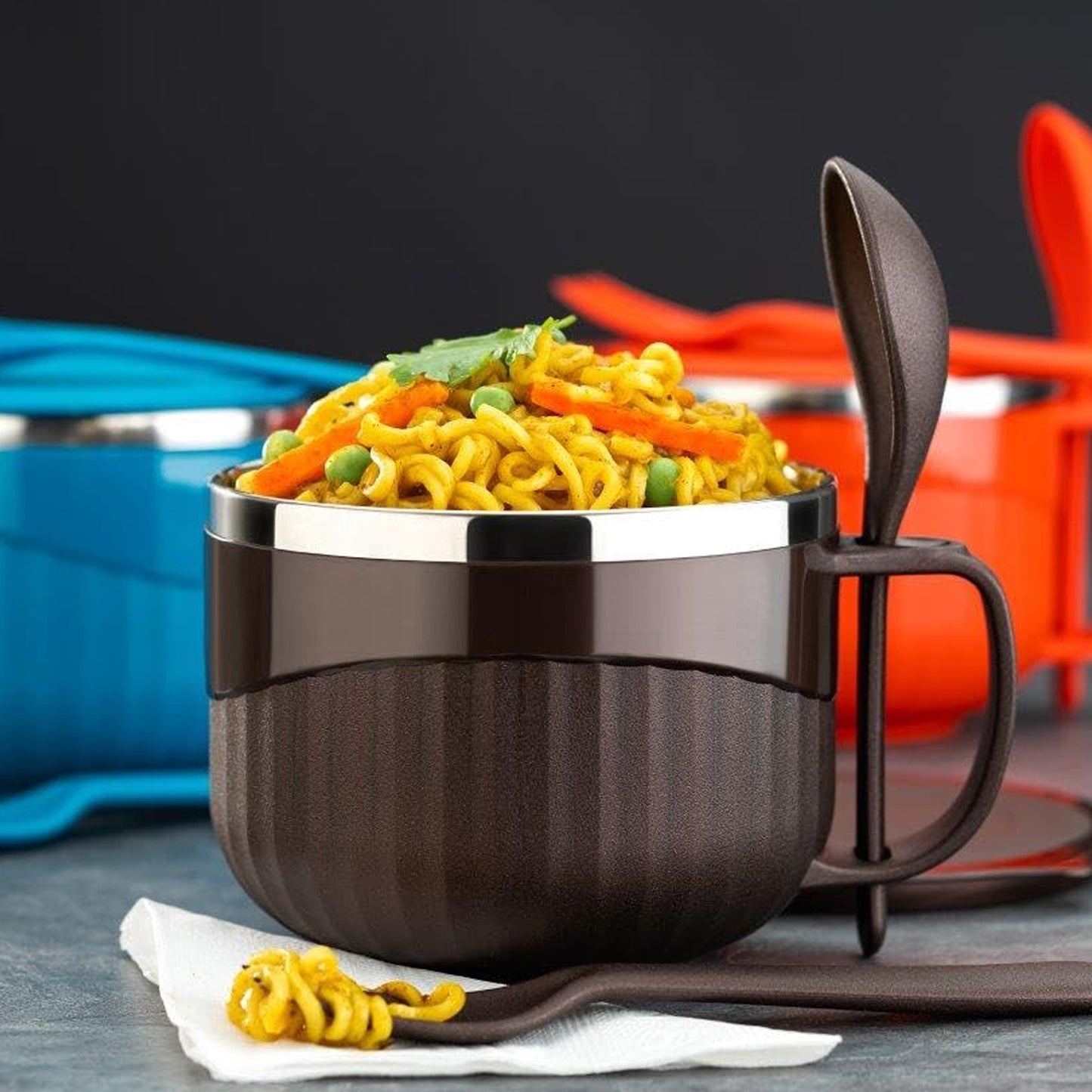 Home Chef Tangy Twist Insulated Lunch Bowl (Approx 650ml  1 Pc) - Shop Gharse