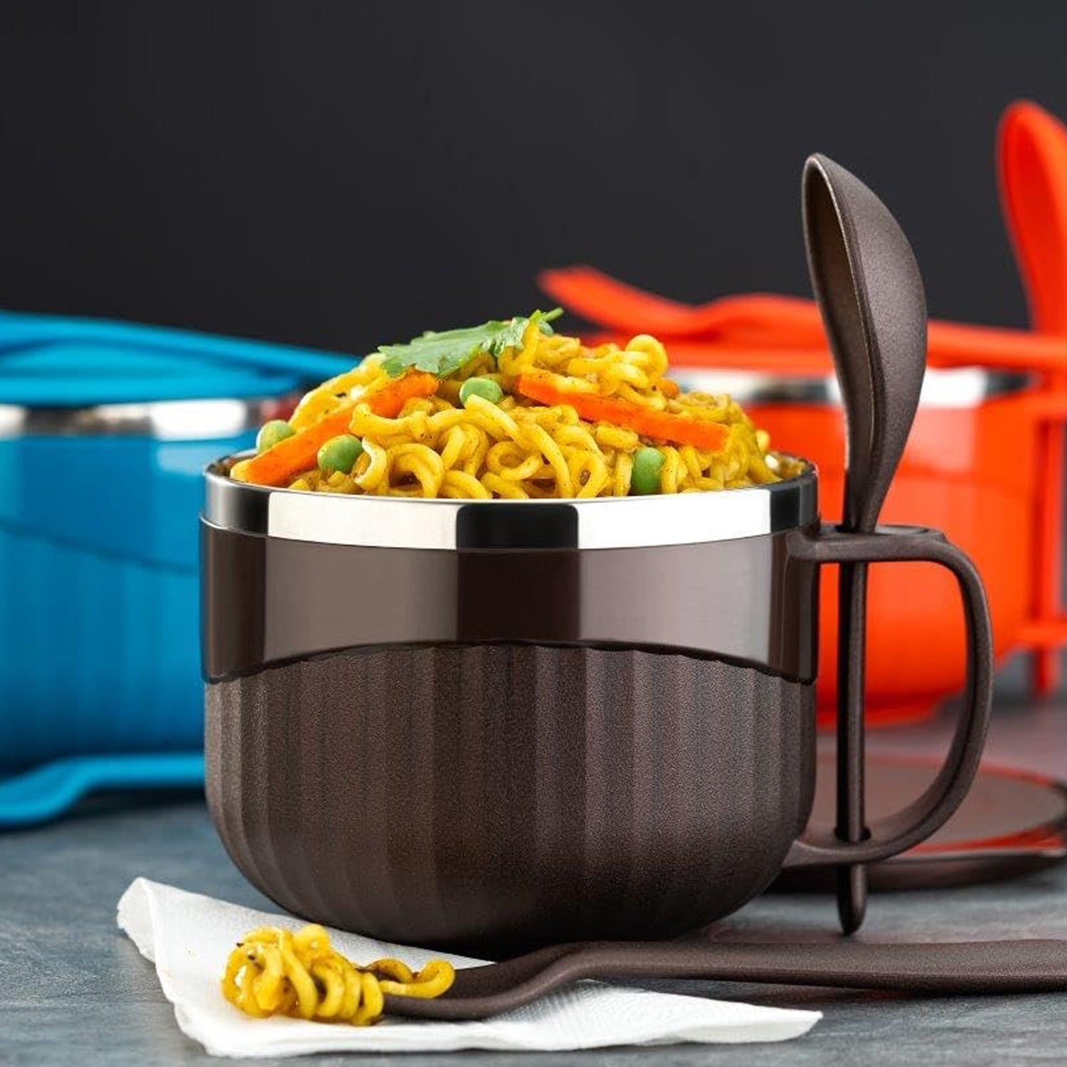 Home Chef Tangy Twist Insulated Lunch Bowl (Approx 650ml  1 Pc) - Shop Gharse