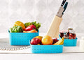062 Smart Baskets For Storage(Set Of 3) Sky Blue - Shop Gharse
