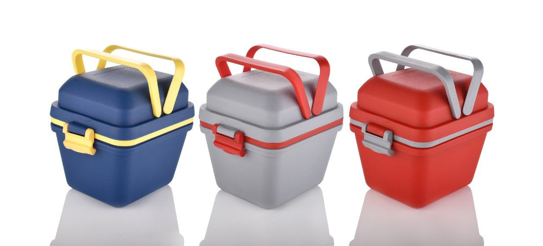 2144 Airtight Lunch Box With Handle  Push Lock - Shop Gharse
