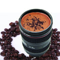 0720 Camera Lens Shaped Coffee Mug Flask With Lid - Shop Gharse