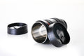 0720 Camera Lens Shaped Coffee Mug Flask With Lid - Shop Gharse