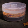 093 Plastic 3 Compartment Sprout Maker White - Shop Gharse