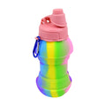 Flexible Collapsible Silicone Sports Water Bottle (260 Ml  20 Cm Folding) - Shop Gharse