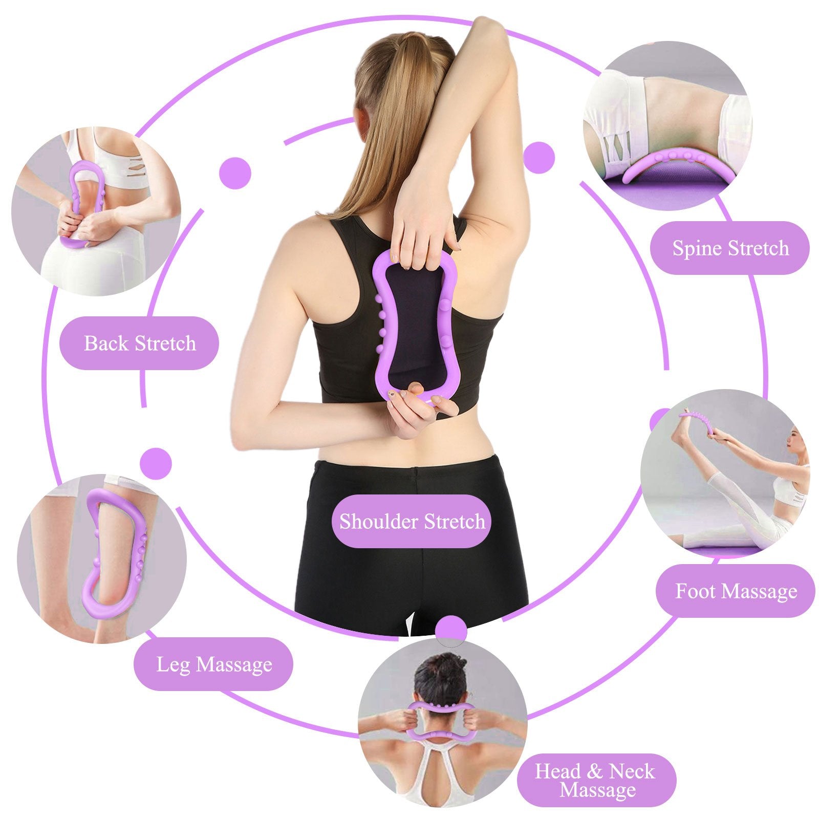 1647 Yoga Ring Pilates Ring Magic Circle Portable Fitness Tool - Shop Gharse