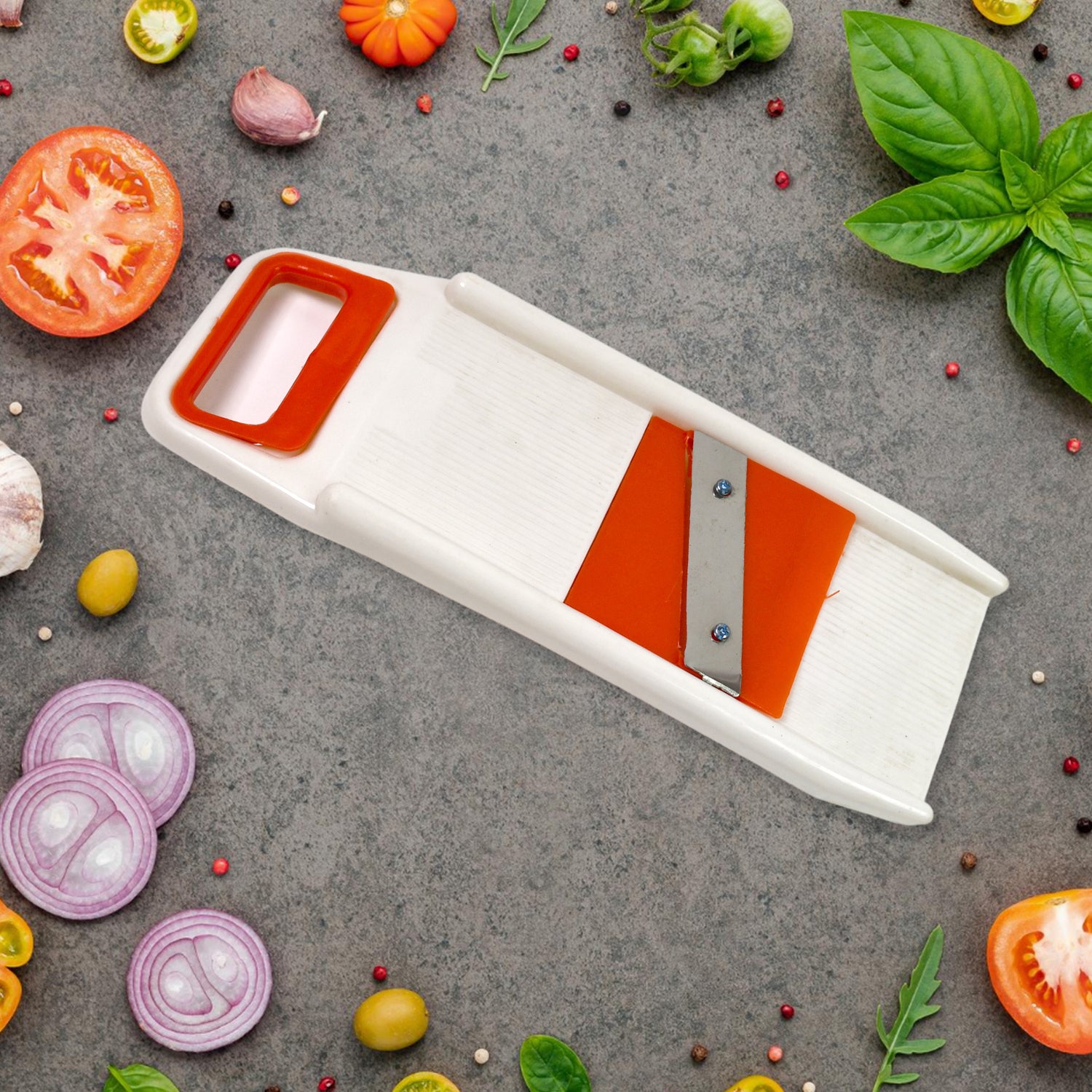 Plastic 6 In 1 Vegetables Slicer Cutter And Fruit Dicer Grater (1 Set) - Shop Gharse