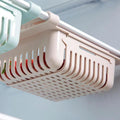 113 Adjustable Fridge Storage Basket Fridge Racks Tray Sliding Storage Racks (4 Pc Set) - Shop Gharse