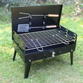 125 Stainless Steel Briefcase Style Barbecue Grill Toaster (Medium Black) - Shop Gharse