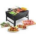 126 Folding Barbeque Charcoal Grill Oven (Black Carbon Steel) - Shop Gharse