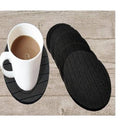 129 6 Pcs Useful Round Shape Plain Silicone Cup Mat Coaster Drinking Tea Coffee Mug Wine Mat For Home - Shop Gharse