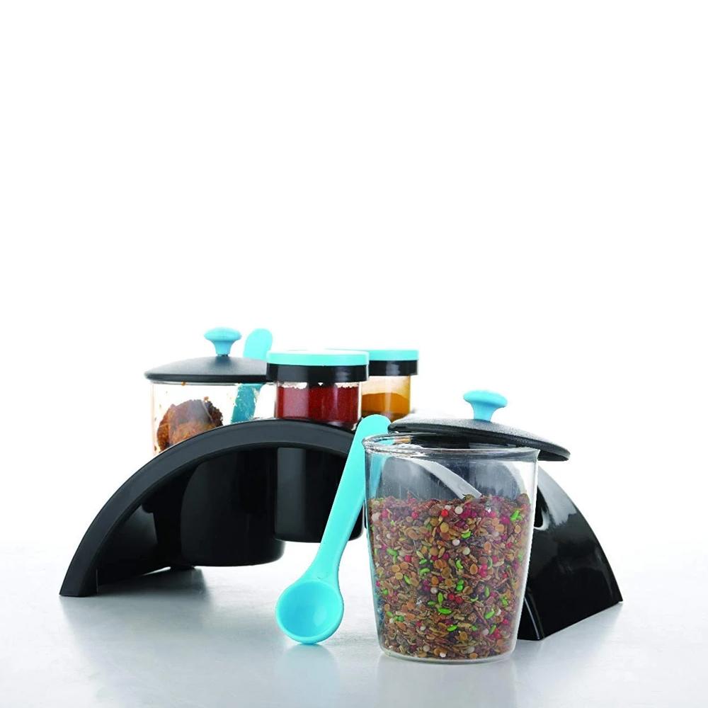 163 Multipurpose Pickle Jar Set (Multicolour 4 Pcs) - Shop Gharse
