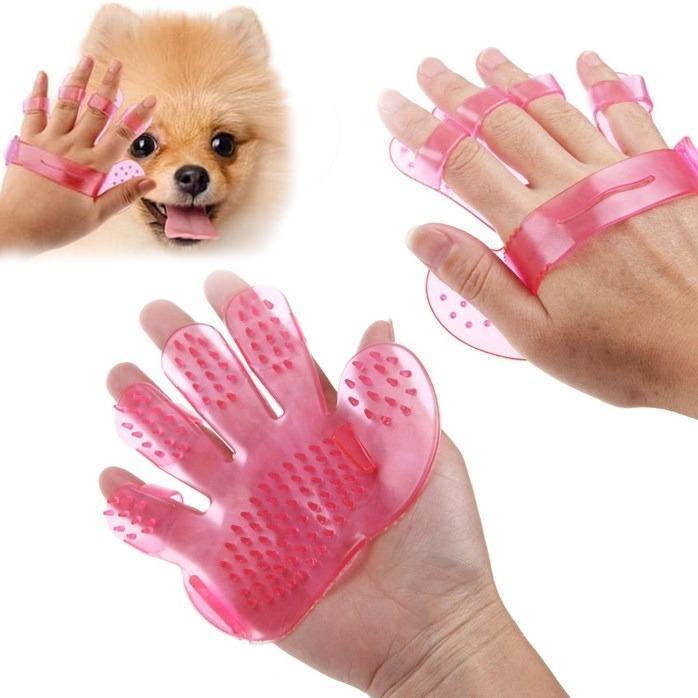 172 Rubber Pet Cleaning Massaging Grooming Glove Brush - Shop Gharse