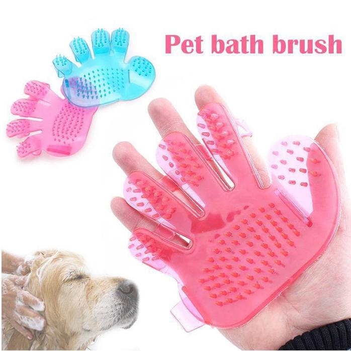 172 Rubber Pet Cleaning Massaging Grooming Glove Brush - Shop Gharse