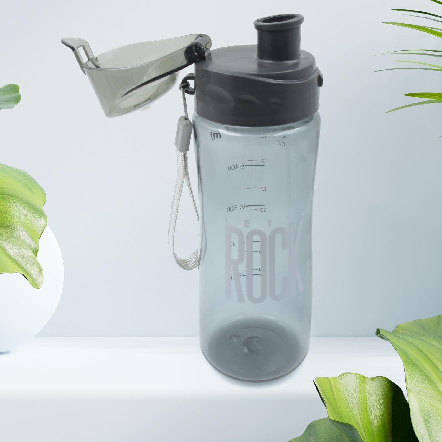 7330 Plastic Water Bottle Outdoor Sport Bottle With Carry Case Leak Proof Bpa-free For Travel Cold And Hot Water Plastic Water Bottle With Daily Water Intake For Gym And Children Home Travel Office Use (1 Pc ) - Shop Gharse