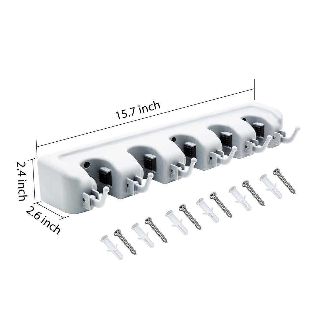 199 5-layer Multipurpose Wall Mounted Organizer Mop And Broom Holder - Shop Gharse