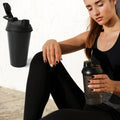 4899 Shaker Bottle Perfect For Protein Shakes And Pre Workout Gym Water Bottle Bpa Free Leak-proof Flip Lidinsulated Bottle For Hot  Cold Drinks 1 Pc - Shop Gharse