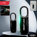 Small Usb Rechargeable Smart Fingerprint Padlock For Locker - Shop Gharse