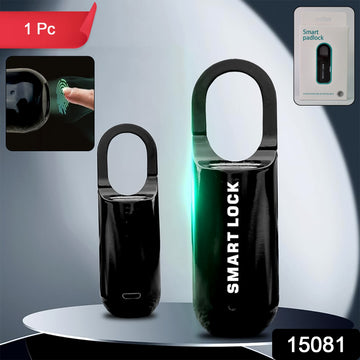 Small Usb Rechargeable Smart Fingerprint Padlock For Locker - Shop Gharse