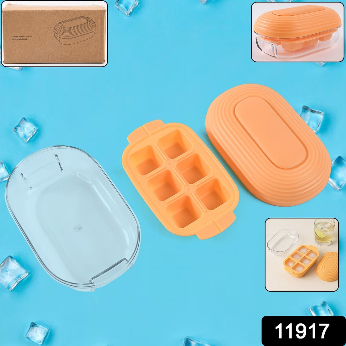 Plastic Ice Cube Tray (1 Set) - Shop Gharse