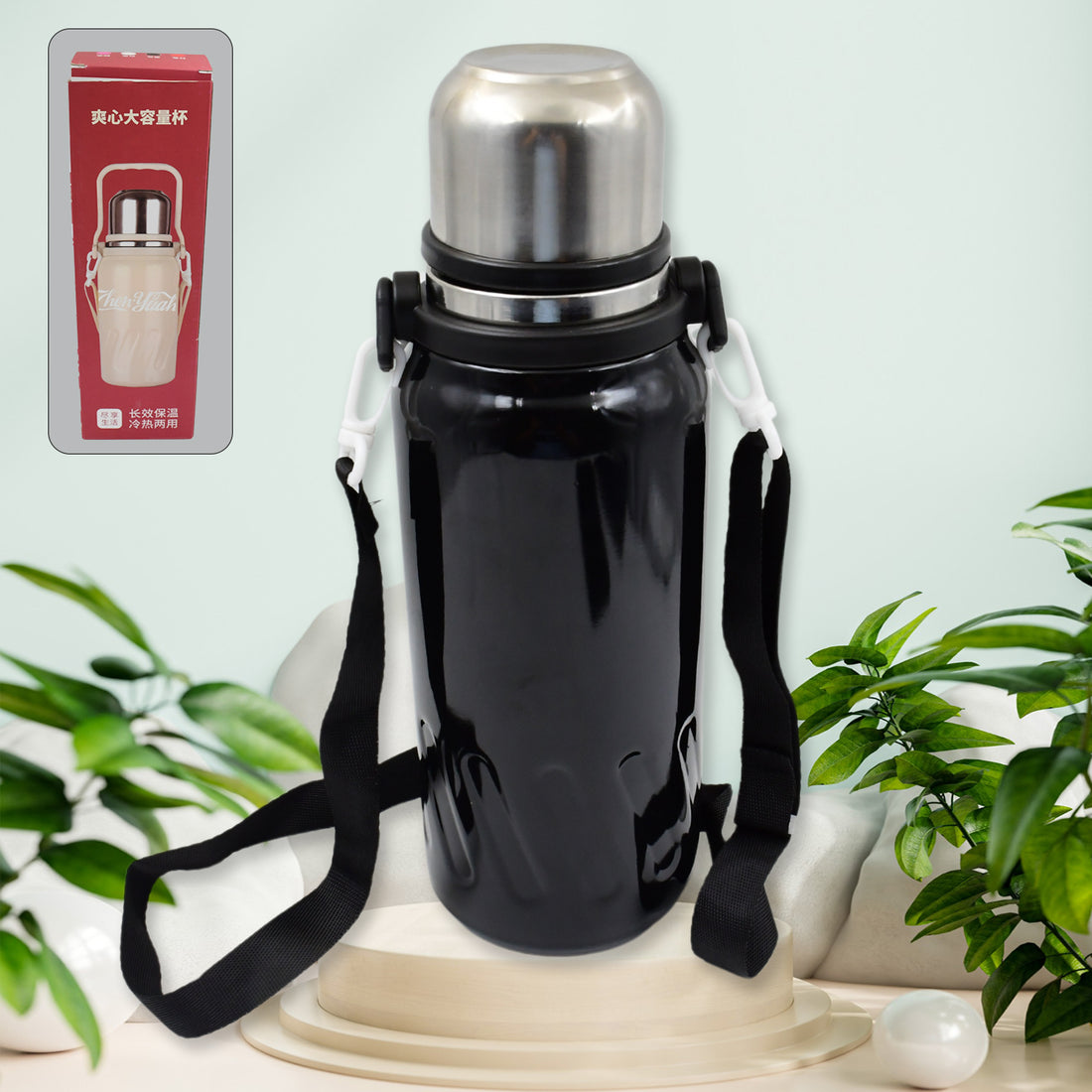 Stainless Steel Water Bottle Vacuum Insulated Cup  Bottle (1200 Ml) - Shop Gharse