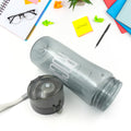 7330 Plastic Water Bottle Outdoor Sport Bottle With Carry Case Leak Proof Bpa-free For Travel Cold And Hot Water Plastic Water Bottle With Daily Water Intake For Gym And Children Home Travel Office Use (1 Pc ) - Shop Gharse