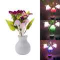 217 Led Dream Night Light Auto Onoff Sensor Mushroom Lamp (Multicolor) - Shop Gharse