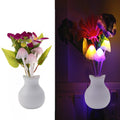 217 Led Dream Night Light Auto Onoff Sensor Mushroom Lamp (Multicolor) - Shop Gharse