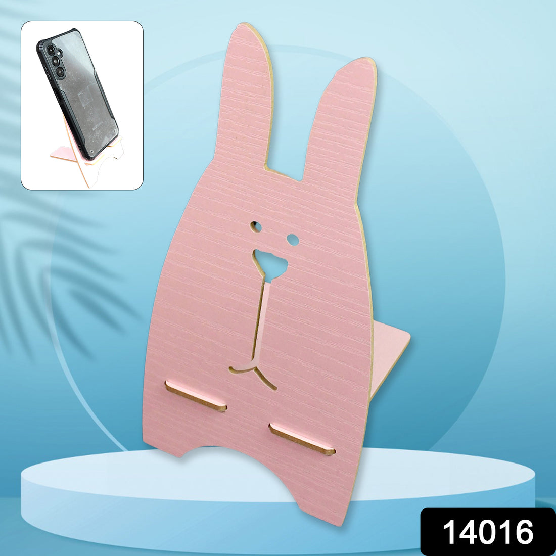 Wooden Cute Lovely Rabbit Design Mobile Stand (1 Pc) - Shop Gharse