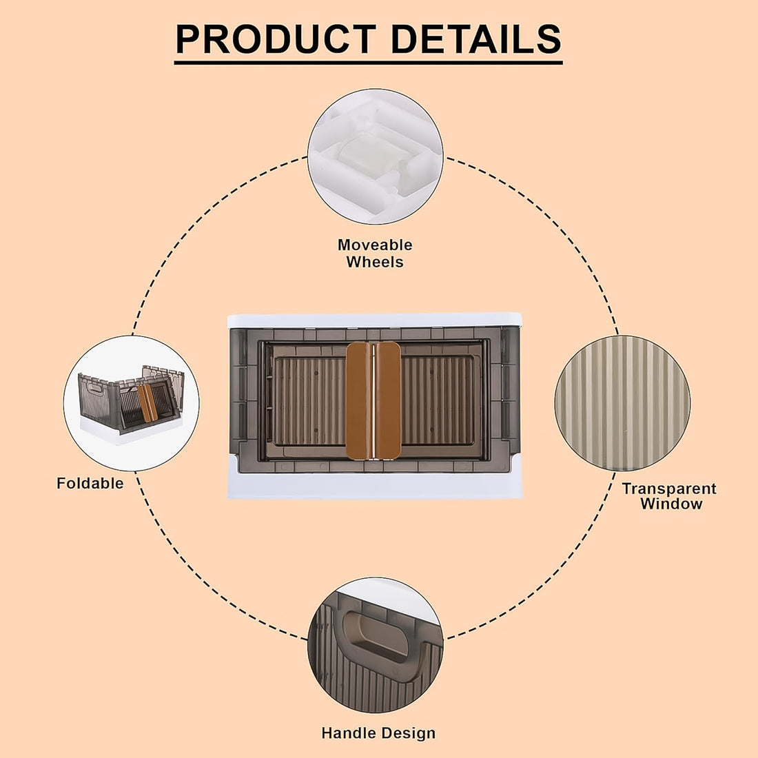 Plastic Folding Wardrobe Storage Organizer (1 Layer  1 Pc) - Shop Gharse