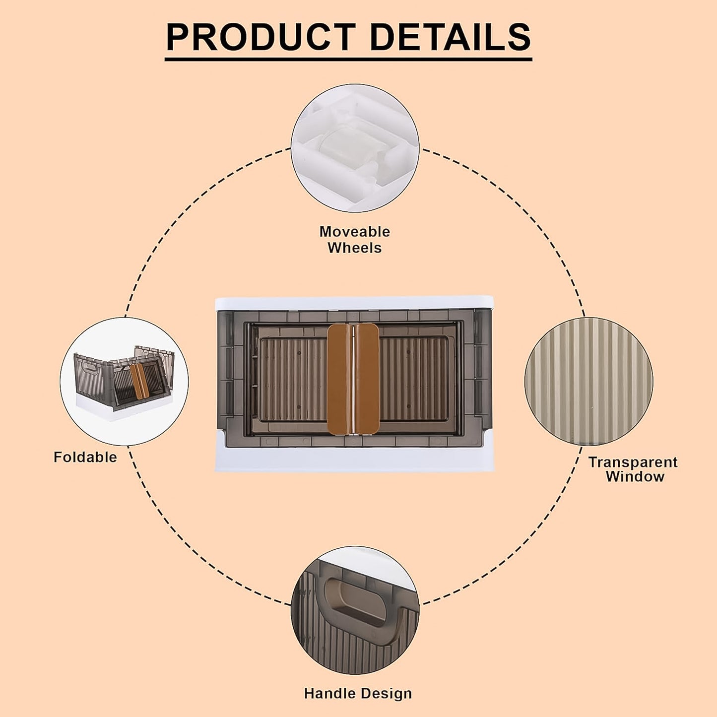 Plastic Folding Wardrobe Storage Organizer (1 Layer  1 Pc) - Shop Gharse