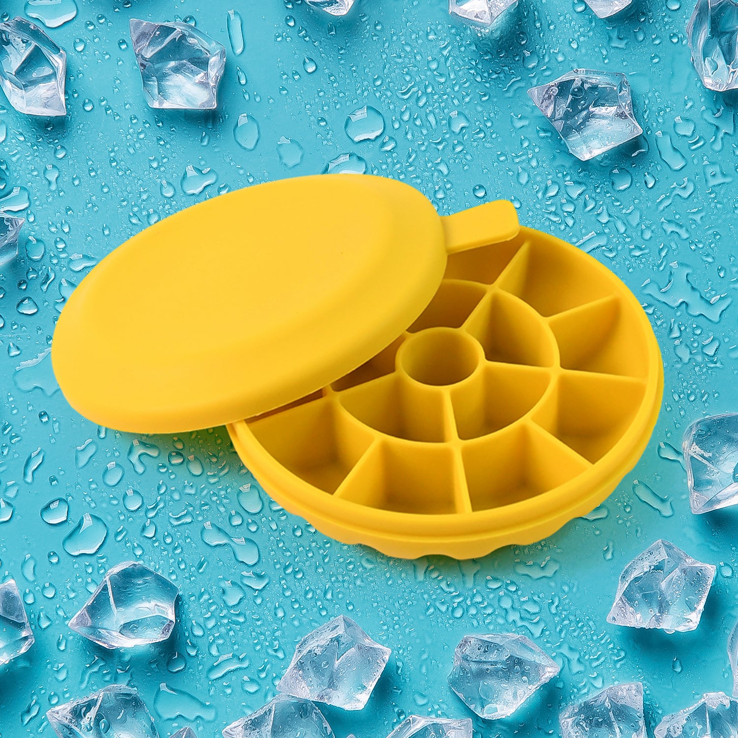 Ice Cube Tray With Lid Grid-16 (1 Pc) - Shop Gharse