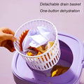 7272 Mini Washing Machine Foldable Mini Washer With Drain Basket Portable Washing Machine Foldable For Laundry Travel Camping Rv Baby Clothes - Shop Gharse