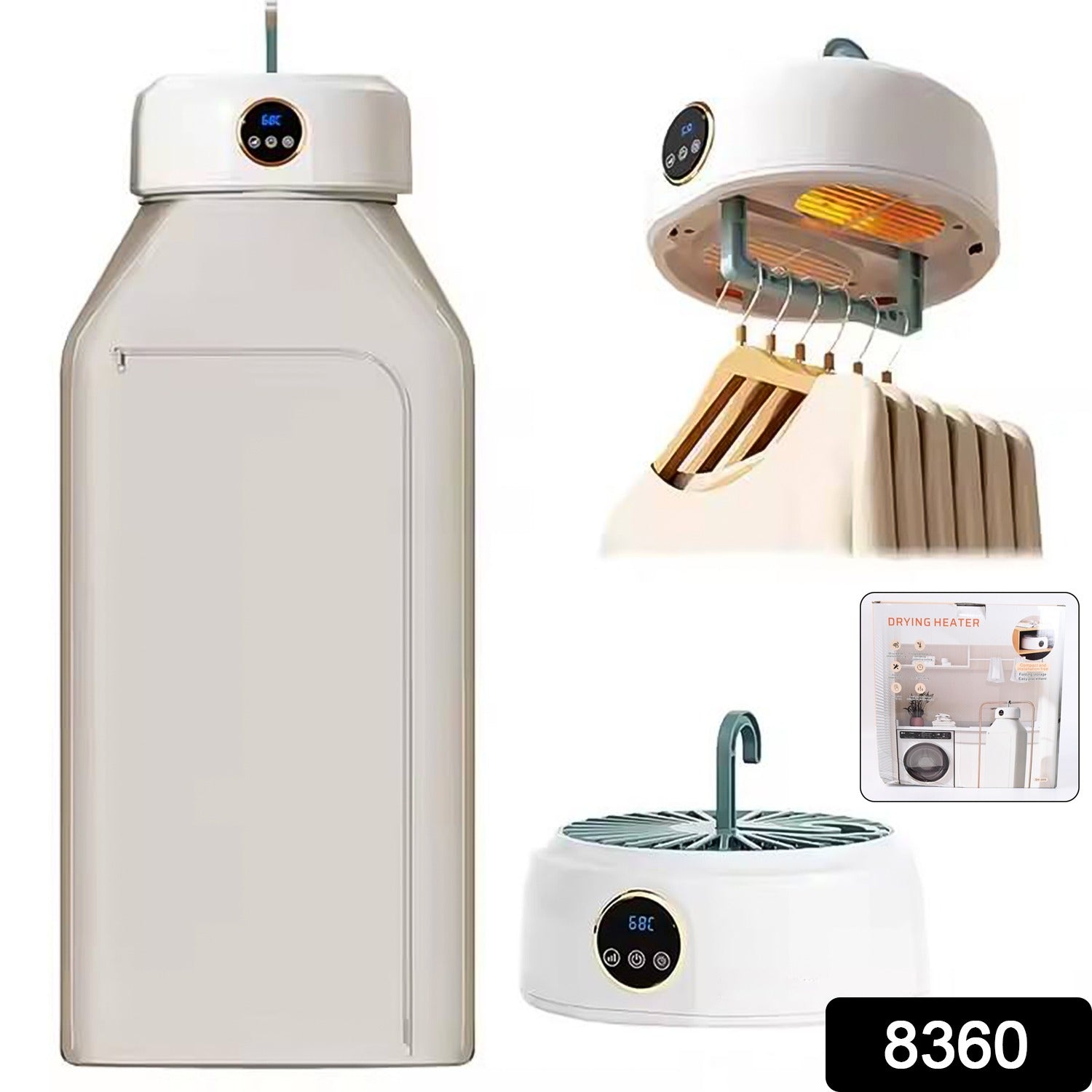 Portable Clothes Dryer Mini Laundry Dryers With Low Noise (1 Set) - Shop Gharse