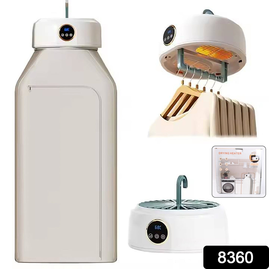 Portable Clothes Dryer Mini Laundry Dryers With Low Noise (1 Set) - Shop Gharse
