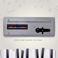 4515 Piano Musical Keyboard With Mic 37 Music Key Keyboard For Kids Toy - Shop Gharse