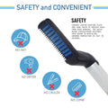 348 Mens Beard And Hair Curling Straightener (Modelling Comb) - Shop Gharse