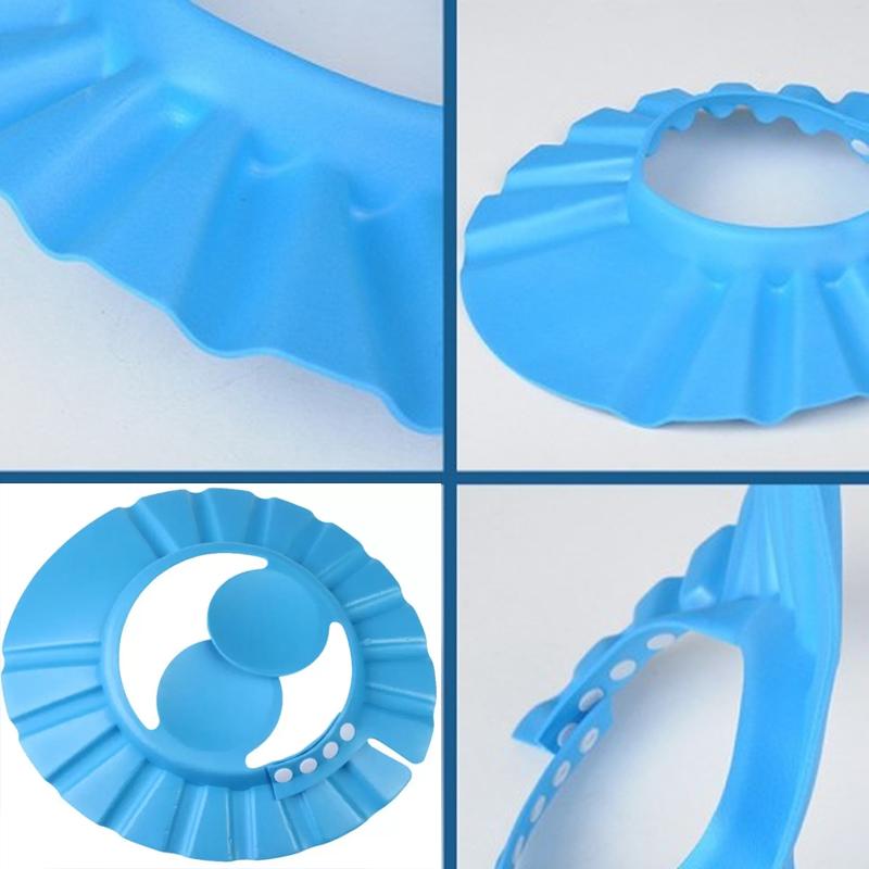 378 Adjustable Safe Soft Baby Shower Cap - Shop Gharse
