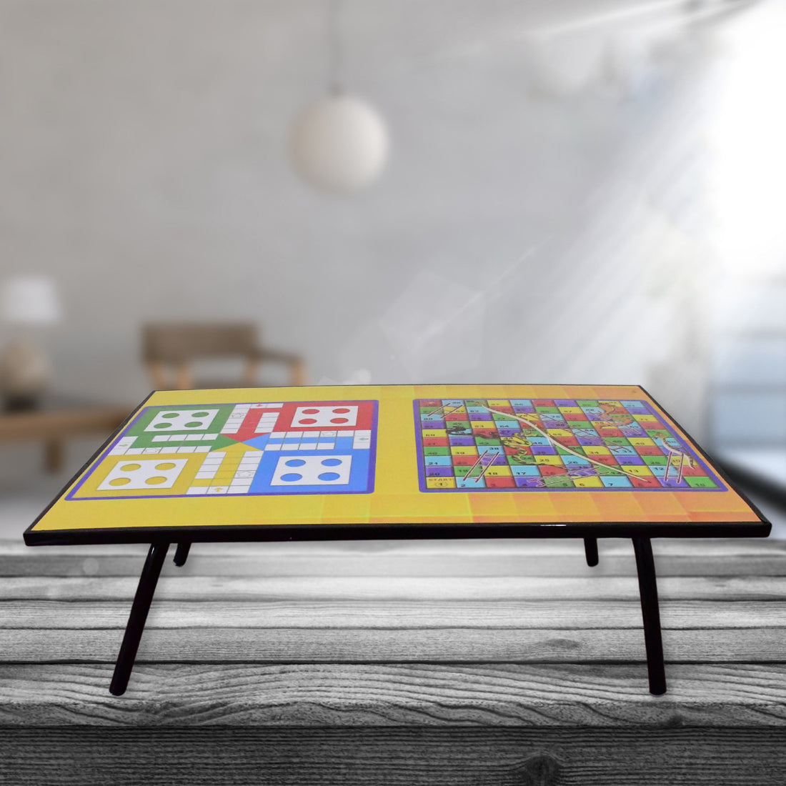 Foldable Multipurpose Mix Design Games Table Board  Bed Study Table (48  28 Cm  1 Pc) - Shop Gharse