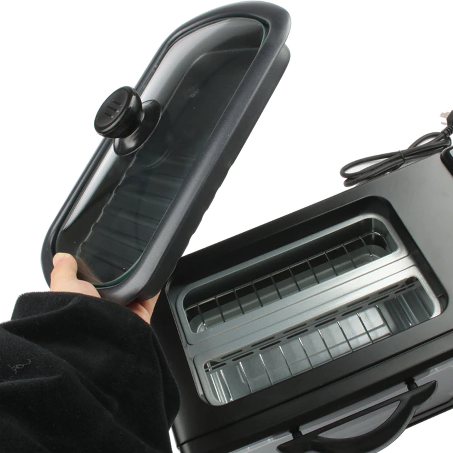 2788 3 In 1 Breakfast Maker Portable Toaster Oven Grill Pan  Coffee Maker Full Breakfast Ready At One Go - Shop Gharse